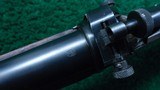 SPORTERIZED WINCHESTER LOW WALL MODEL 1885 WINDER MUSKET IN 22 SHORT - Image 10 of 25