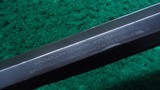 SPECIAL ORDER WINCHESTER MODEL 1873 WITH 28 INCH EXTRA HEAVY BARREL IN 44 WCF - Image 10 of 23
