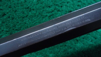 SPECIAL ORDER WINCHESTER MODEL 1873 WITH 28 INCH EXTRA HEAVY BARREL IN 44 WCF - Image 10 of 23