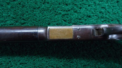 SPECIAL ORDER WINCHESTER MODEL 1873 WITH 28 INCH EXTRA HEAVY BARREL IN 44 WCF - Image 11 of 23