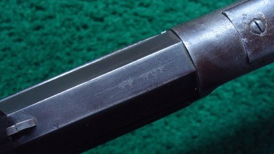 SPECIAL ORDER WINCHESTER MODEL 1873 WITH 28 INCH EXTRA HEAVY BARREL IN 44 WCF - Image 6 of 23