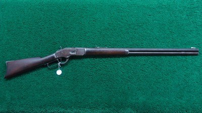 SPECIAL ORDER WINCHESTER MODEL 1873 WITH 28 INCH EXTRA HEAVY BARREL IN 44 WCF - Image 23 of 23