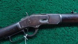 SPECIAL ORDER WINCHESTER MODEL 1873 WITH 28 INCH EXTRA HEAVY BARREL IN 44 WCF - Image 1 of 23