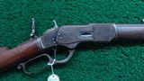 WINCHESTER MODEL 1873 OPEN TOP RIFLE WITH 26 INCH BARREL IN 44 WCF - Image 1 of 25