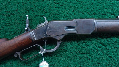 WINCHESTER MODEL 1873 OPEN TOP RIFLE WITH 26 INCH BARREL IN 44 WCF - Image 1 of 25