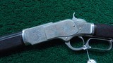 VERY FINE WINCHESTER 1873 1ST MODEL DELUXE RIFLE IN CALIBER 44-40; - Image 2 of 25