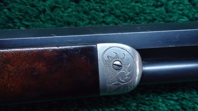 VERY FINE WINCHESTER 1873 1ST MODEL DELUXE RIFLE IN CALIBER 44-40; - Image 16 of 25