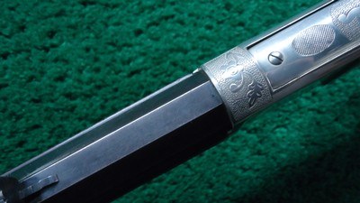 VERY FINE WINCHESTER 1873 1ST MODEL DELUXE RIFLE IN CALIBER 44-40; - Image 6 of 25