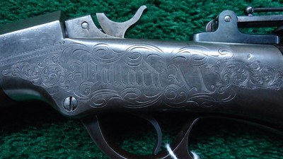 DELUXE FACTORY ENGRAVED MARLIN BALLARD No. 4-1/2 RIFLE - Image 8 of 25