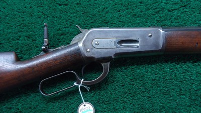 ANTIQUE WINCHESTER MODEL 1886 RIFLE IN VERY SCARCE 50-100-450 CALIBER - Image 1 of 25