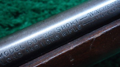 WINCHESTER MODEL 59 SINGLE SHOT RIFLE IN 22 RF - Image 6 of 23