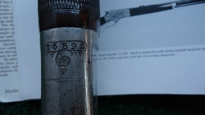 MARLIN MODEL 1881 THIN SIDE LIGHTWEIGHT FACTORY ENGRAVED RIFLE IN 38-55 - Image 25 of 25