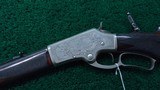 MARLIN MODEL 1881 THIN SIDE LIGHTWEIGHT FACTORY ENGRAVED RIFLE IN 38-55 - Image 2 of 25
