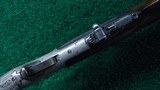 MARLIN MODEL 1881 THIN SIDE LIGHTWEIGHT FACTORY ENGRAVED RIFLE IN 38-55 - Image 10 of 25