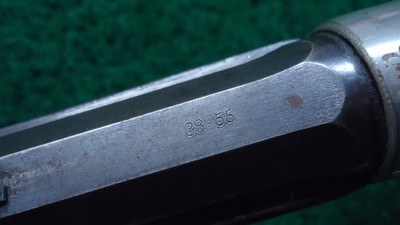 MARLIN MODEL 1881 THIN SIDE LIGHTWEIGHT FACTORY ENGRAVED RIFLE IN 38-55 - Image 6 of 25