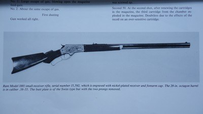 MARLIN MODEL 1881 THIN SIDE LIGHTWEIGHT FACTORY ENGRAVED RIFLE IN 38-55 - Image 24 of 25