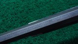 MARLIN MODEL 1881 THIN SIDE LIGHTWEIGHT FACTORY ENGRAVED RIFLE IN 38-55 - Image 14 of 25