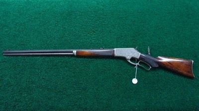 MARLIN MODEL 1881 THIN SIDE LIGHTWEIGHT FACTORY ENGRAVED RIFLE IN 38-55 - Image 21 of 25