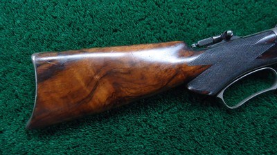 MARLIN MODEL 1881 THIN SIDE LIGHTWEIGHT FACTORY ENGRAVED RIFLE IN 38-55 - Image 20 of 25