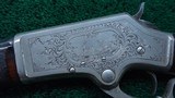 MARLIN MODEL 1881 THIN SIDE LIGHTWEIGHT FACTORY ENGRAVED RIFLE IN 38-55 - Image 8 of 25