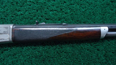 MARLIN MODEL 1881 THIN SIDE LIGHTWEIGHT FACTORY ENGRAVED RIFLE IN 38-55 - Image 5 of 25