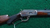 *Sale Pending* - BEAUTIFUL DELUXE ENGRAVED MARLIN 1889 RIFLE IN 38W - 1 of 20