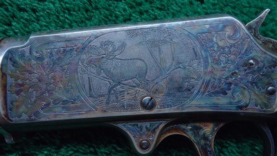 DELUXE ENGRAVED MARLIN 1895 TAKEDOWN RIFLE IN CALIBER 45-90 - Image 8 of 25
