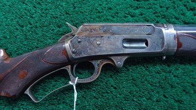 DELUXE ENGRAVED MARLIN 1895 TAKEDOWN RIFLE IN CALIBER 45-90 - Image 1 of 25