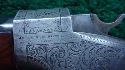 ENGRAVED MARLIN BALLARD RIFLE IN CALIBER 32-40 - Image 8 of 25