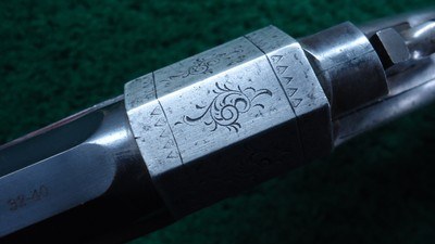 ENGRAVED MARLIN BALLARD RIFLE IN CALIBER 32-40 - Image 15 of 25