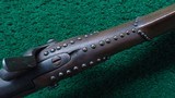 TACK DECORATED HALF STOCK PERCUSSION FOWLER CALIBER 69 - Image 9 of 22