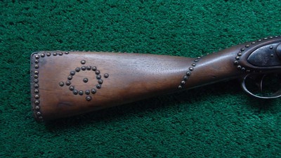 TACK DECORATED HALF STOCK PERCUSSION FOWLER CALIBER 69 - Image 20 of 22