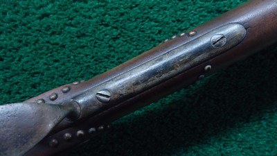 TACK DECORATED HALF STOCK PERCUSSION FOWLER CALIBER 69 - Image 12 of 22