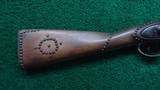 TACK DECORATED HALF STOCK PERCUSSION FOWLER CALIBER 69 - Image 20 of 22