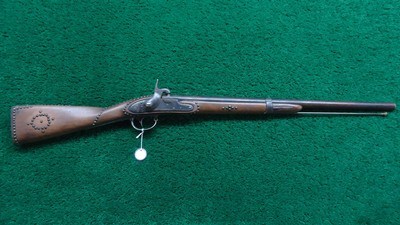 TACK DECORATED HALF STOCK PERCUSSION FOWLER CALIBER 69 - Image 22 of 22