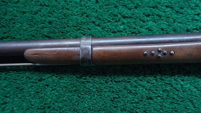 TACK DECORATED HALF STOCK PERCUSSION FOWLER CALIBER 69 - Image 15 of 22
