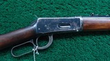 WINCHESTER MODEL 94 SADDLE RING CARBINE IN 30 WCF - 1 of 23