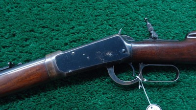 WINCHESTER MODEL 55 TAKE DOWN LEVER ACTION RIFLE IN 30 WCF - Image 2 of 25