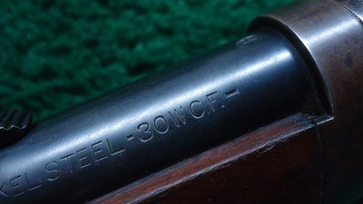 WINCHESTER MODEL 55 TAKE DOWN LEVER ACTION RIFLE IN 30 WCF - Image 6 of 25