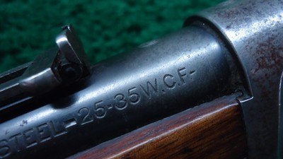 WINCHESTER MODEL 94 SADDLE RING CARBINE IN CALIBER 25-35 WCF - Image 6 of 23