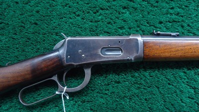 WINCHESTER MODEL 1894 SADDLE RING CARBINE IN CALIBER 38-55 - Image 1 of 22