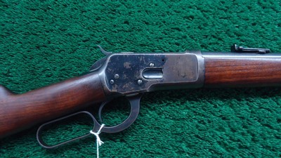 WINCHESTER MODEL 92 SADDLE RING CARBINE IN CALIBER 25-20 WCF - Image 1 of 23