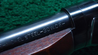 WINCHESTER MODEL 55 TAKE DOWN LEVER ACTION RIFLE IN 30 WCF - Image 6 of 23