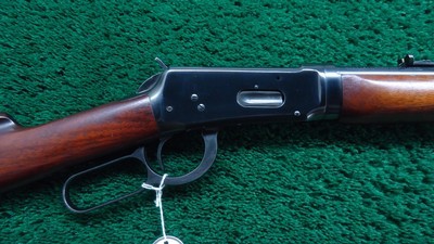 WINCHESTER MODEL 55 TAKE DOWN LEVER ACTION RIFLE IN 30 WCF - Image 1 of 23