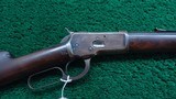 SECOND YEAR WINCHESTER MODEL 1892 RIFLE IN 44 WCF - Image 1 of 24