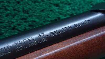 WINCHESTER MODEL 67 SMOOTH BORE SS RIFLE CALIBER 22 LR - Image 6 of 21