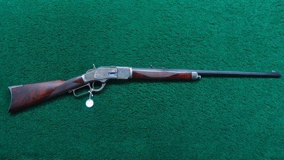 SPECIAL ORDER WINCHESTER MODEL 1873 DELUXE RIFLE IN 38 WCF - Image 24 of 24
