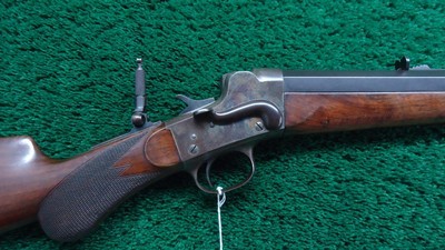 VERY NICE REMINGTON HEPBURN SPORTING RIFLE IN CALIBER 38-55 - Image 1 of 24