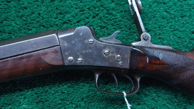 EXTREMELY RARE REMINGTON HEPBURN EXTRA HEAVY BARREL RIFLE IN CALIBER 38-55 - Image 2 of 25
