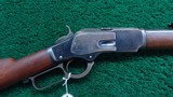 WINCHESTER MODEL 1873 RIFLE IN 38 WCF - Image 1 of 24